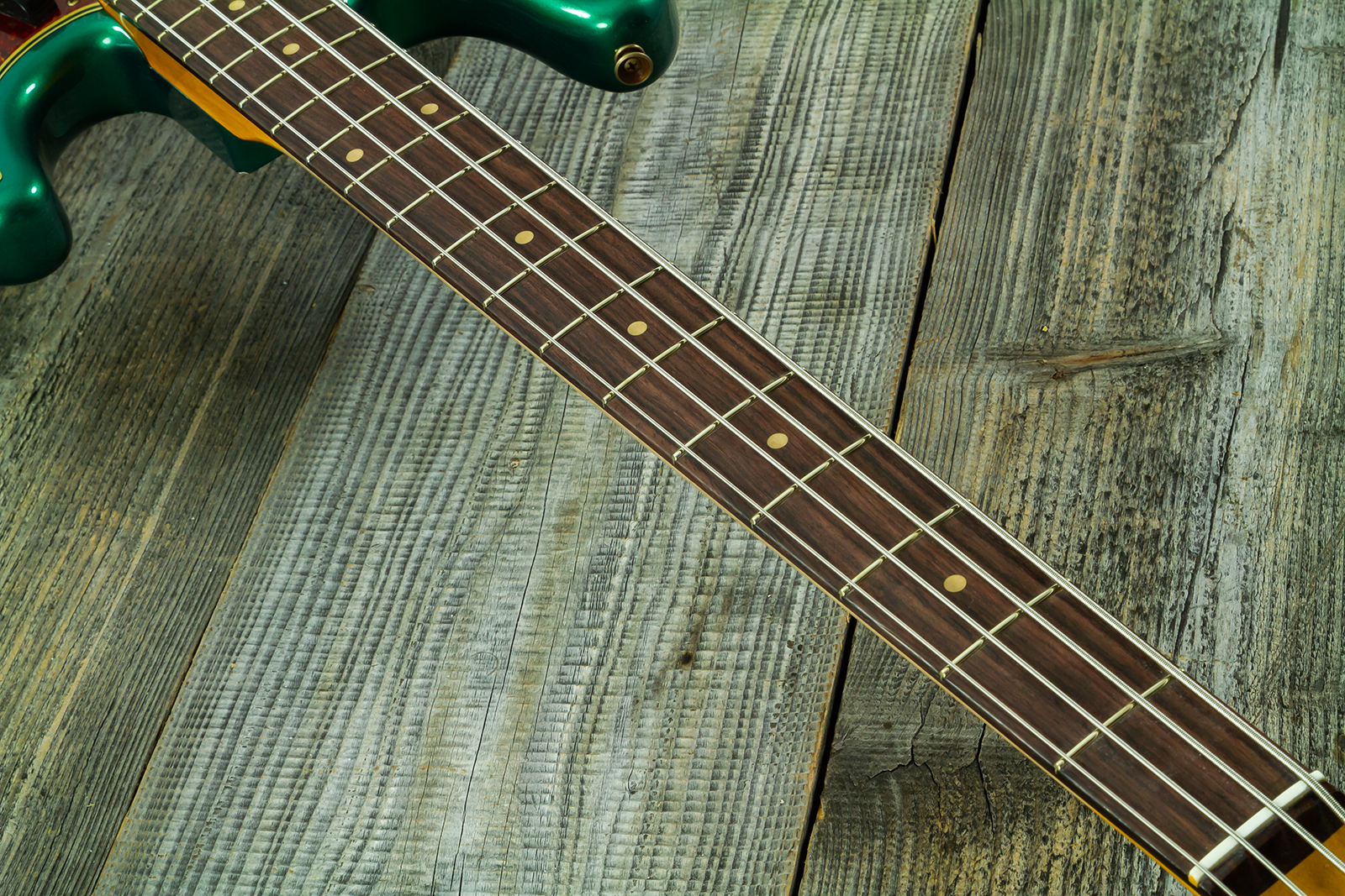 Fender Custom Shop Precision Bass 1960 Rw #cz590976 - Relic British Racing Green - Basse Électrique Solid Body - Variation 6