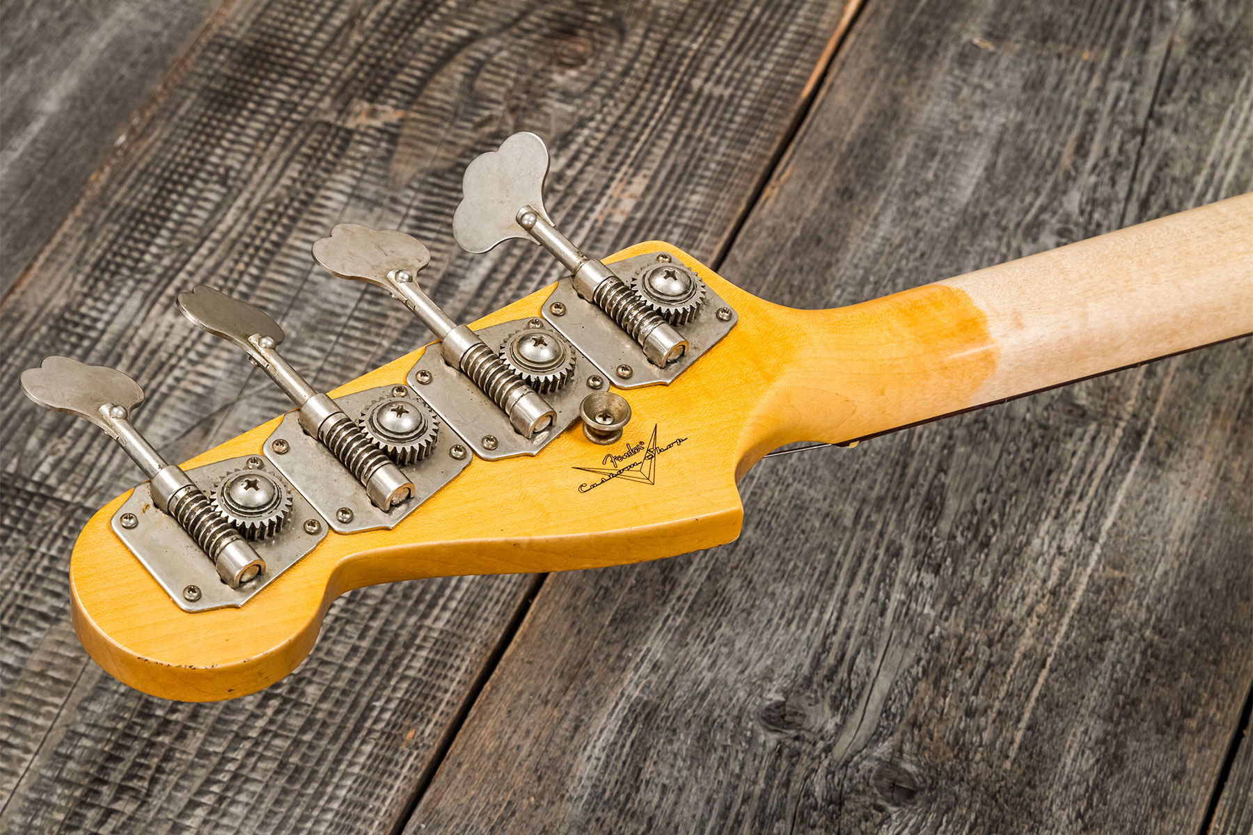 Fender Custom Shop Precision Bass 1963 Rw #cz56919 - Journeyman Relic 3-color Sunburst - Basse Électrique Solid Body - Variation 9