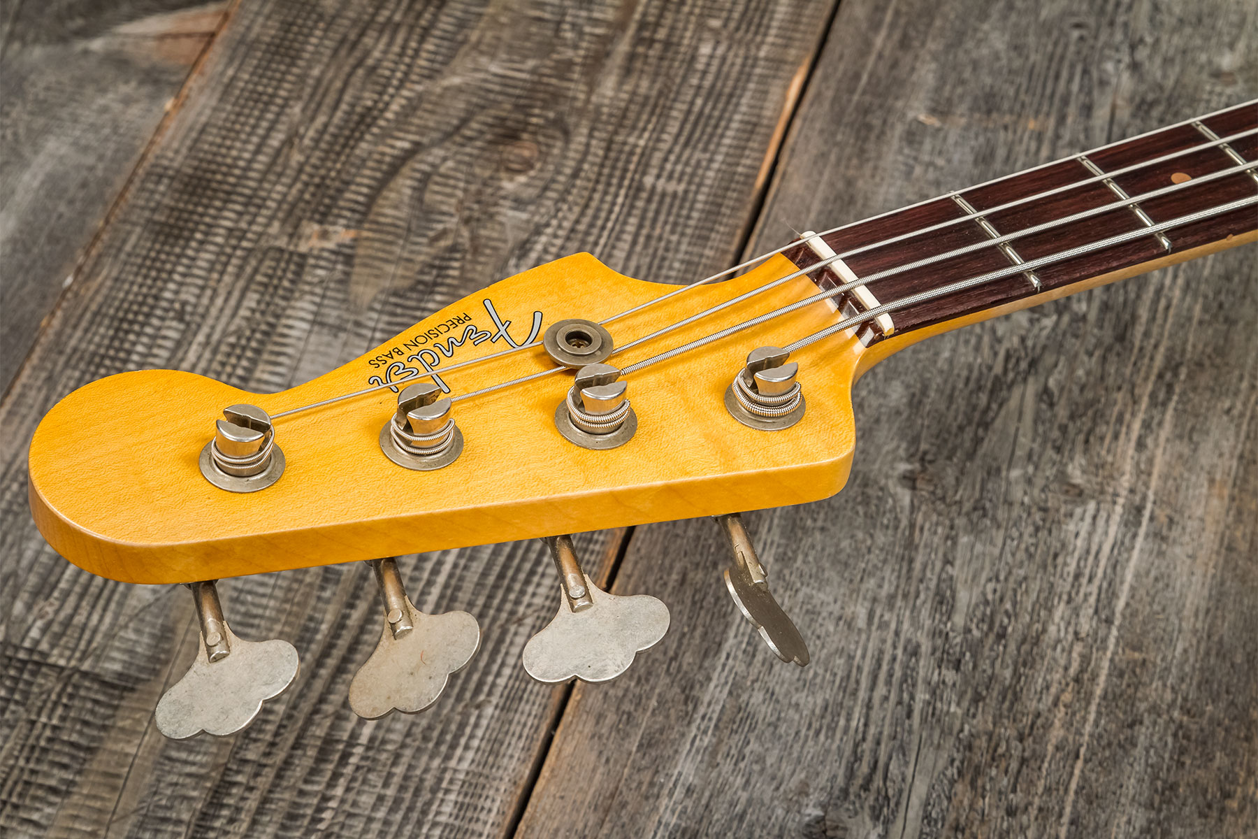 Fender Custom Shop Precision Bass 1963 Rw #cz56919 - Journeyman Relic 3-color Sunburst - Basse Électrique Solid Body - Variation 8