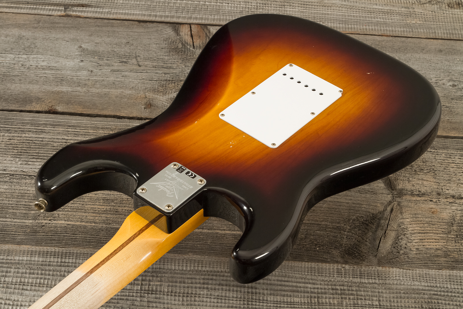 Fender Custom Shop Strat 1954 70th Anniv. 3s Trem Mn #xn4241 - Journeyman Relic Wide-fade 2-color Sunburst - Guitare Électrique Forme Str - Variation 