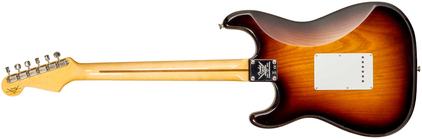 Fender Custom Shop Strat 1954 70th Anniv. 3s Trem Mn #xn4356 - Closet Classic Wide Fade 2-color Sunburst - Guitare Électrique Forme Str - Variation 1