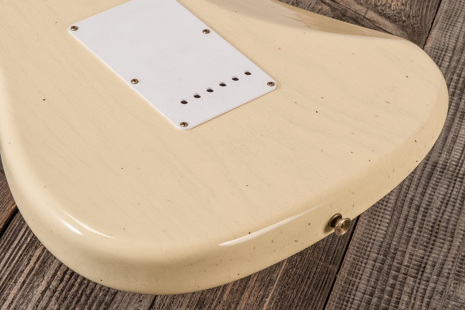 Fender Custom Shop Strat 1954 70th Anniv. 3s Trem Mn #xn4409 - Journeyman Relic Vintage Blonde - Guitare Électrique Forme Str - Variation 7