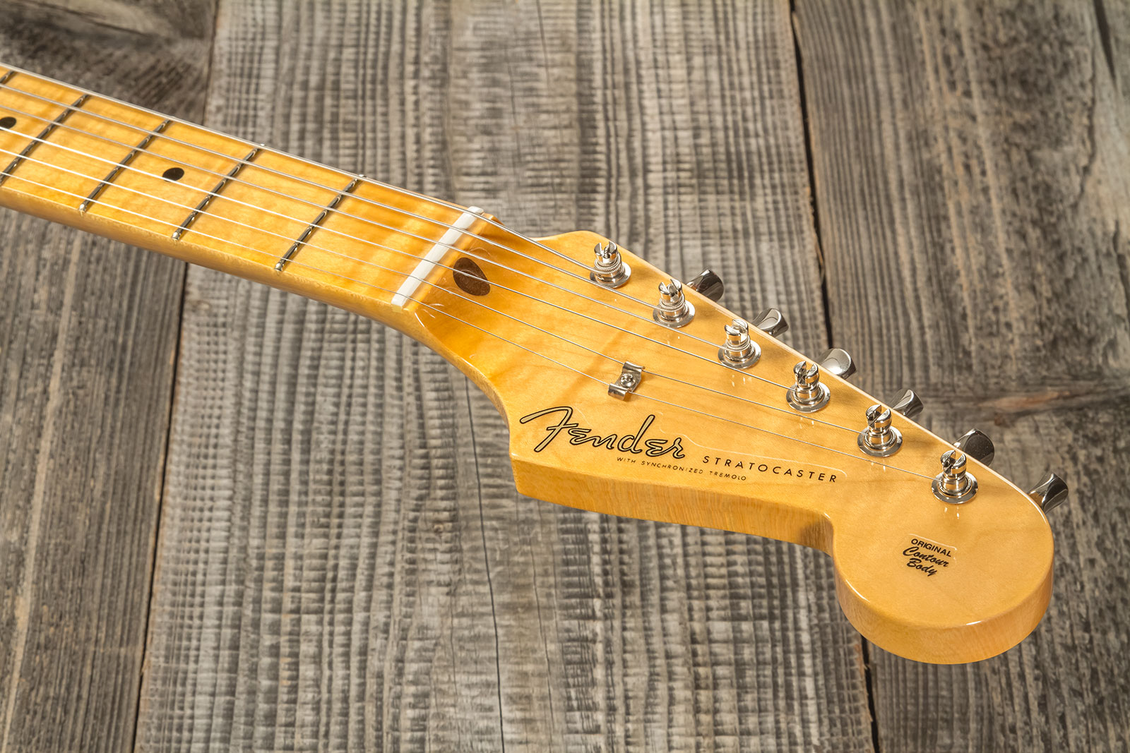 Fender Custom Shop Strat 1956 3s Trem Mn #r133022 - Nos Fiesta Red - Guitare Électrique Forme Str - Variation 7