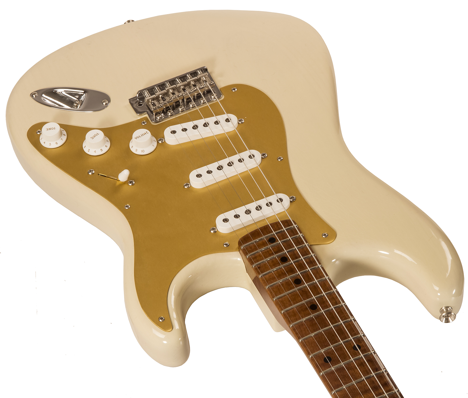Fender Custom Shop Strat 1957 3s Trem Mn #r116646 - Lush Closet Classic Vintage Blonde - Guitare Électrique Forme Str - Variation 2