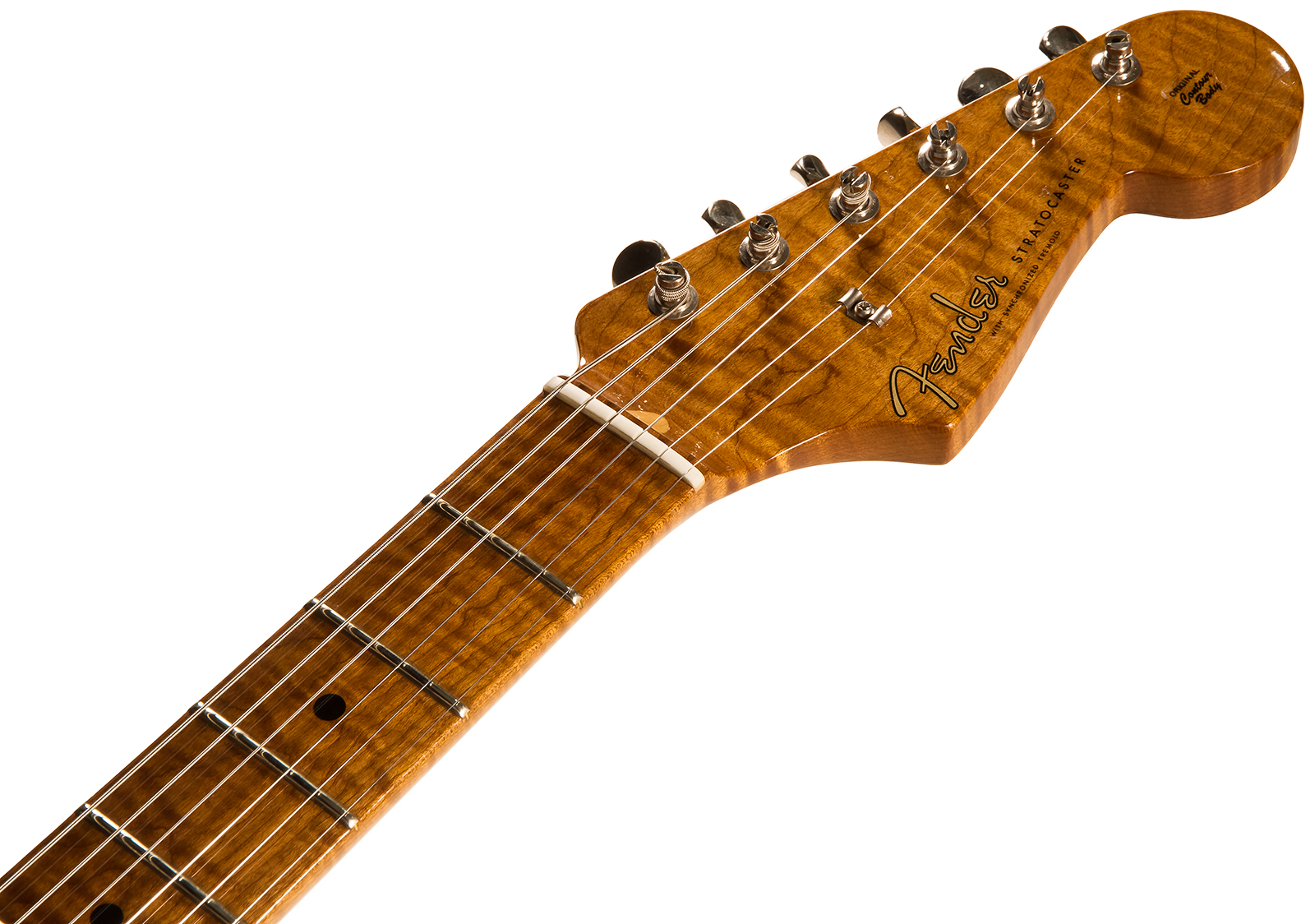 Fender Custom Shop Strat 1957 3s Trem Mn #r116646 - Lush Closet Classic Vintage Blonde - Guitare Électrique Forme Str - Variation 3