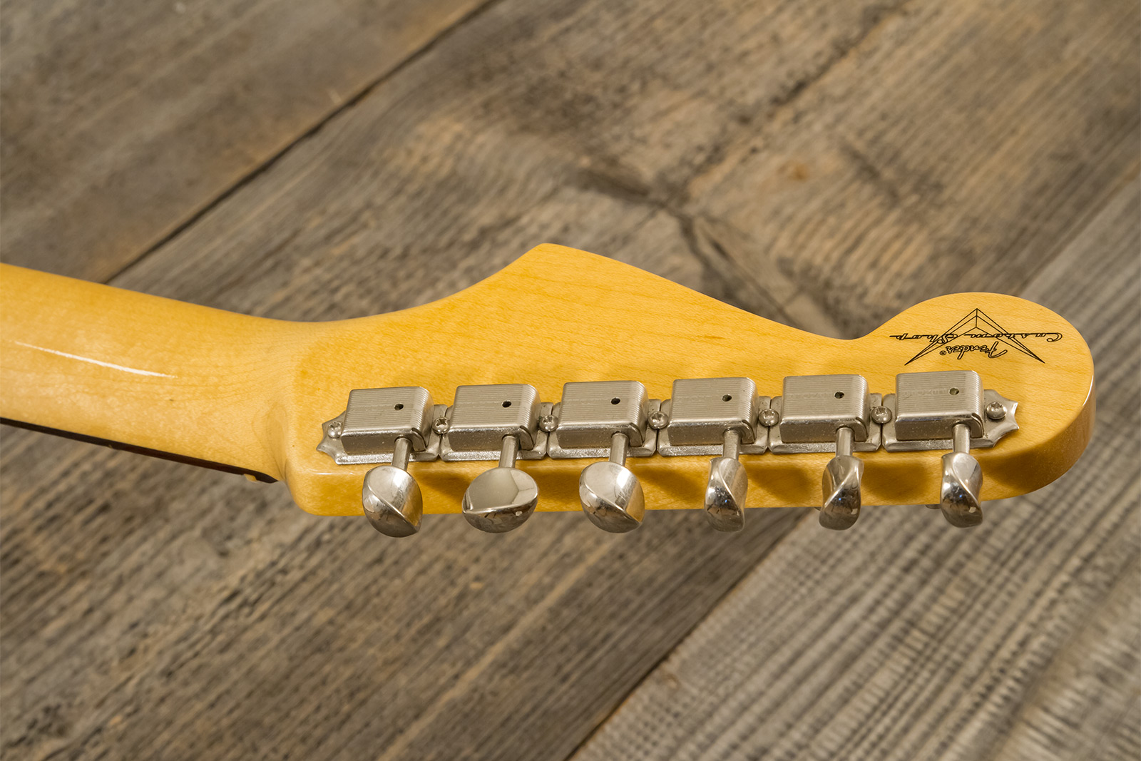 Fender Custom Shop Strat 1959 3s Trem Rw #r146037 - Time Capsule 3-color Sunburst - Guitare Électrique Forme Str - Variation 10