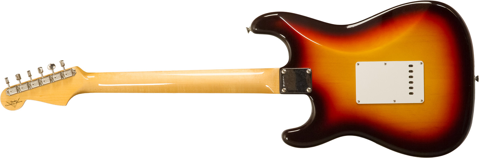 Fender Custom Shop Strat 1959 3s Trem Rw #r146037 - Time Capsule 3-color Sunburst - Guitare Électrique Forme Str - Variation 1