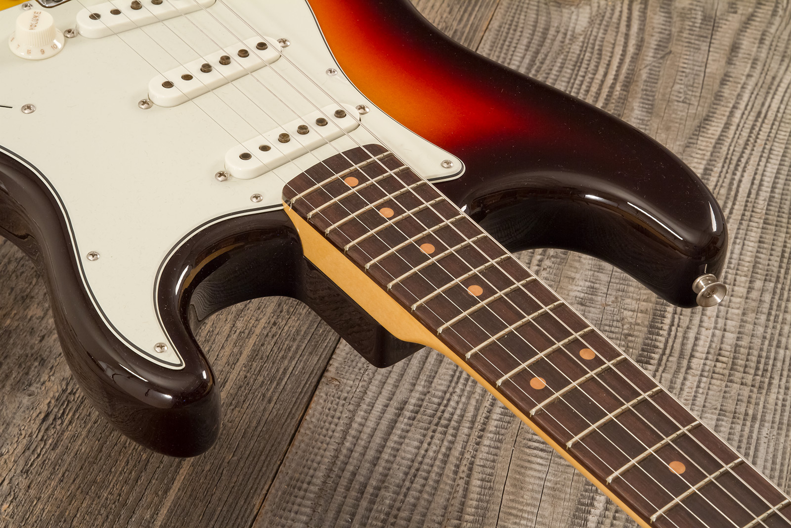 Fender Custom Shop Strat 1959 3s Trem Rw #r146037 - Time Capsule 3-color Sunburst - Guitare Électrique Forme Str - Variation 4