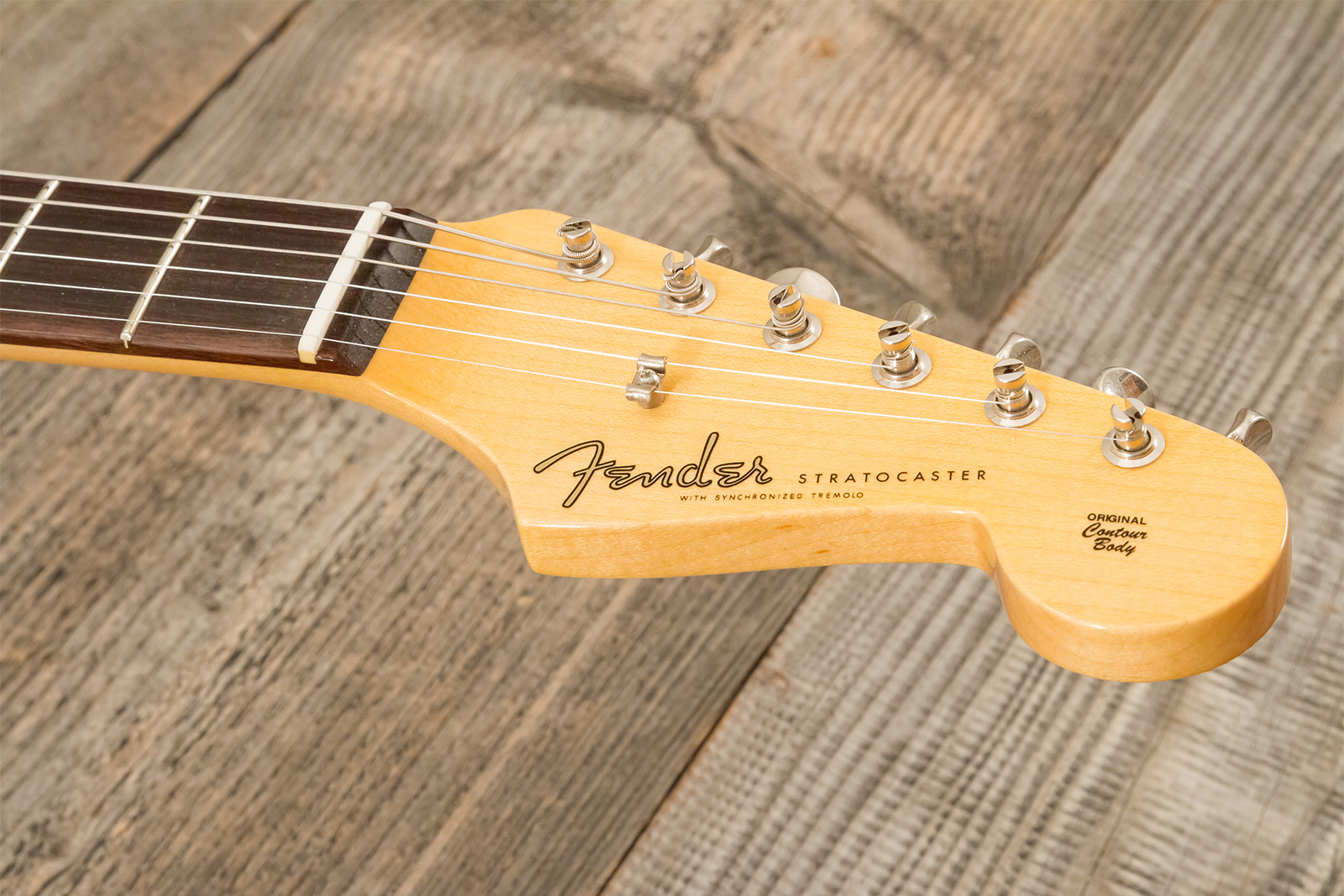 Fender Custom Shop Strat 1959 3s Trem Rw #r146037 - Time Capsule 3-color Sunburst - Guitare Électrique Forme Str - Variation 6