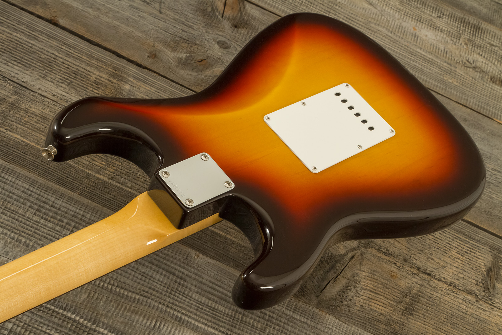 Fender Custom Shop Strat 1959 3s Trem Rw #r146037 - Time Capsule 3-color Sunburst - Guitare Électrique Forme Str - Variation 7