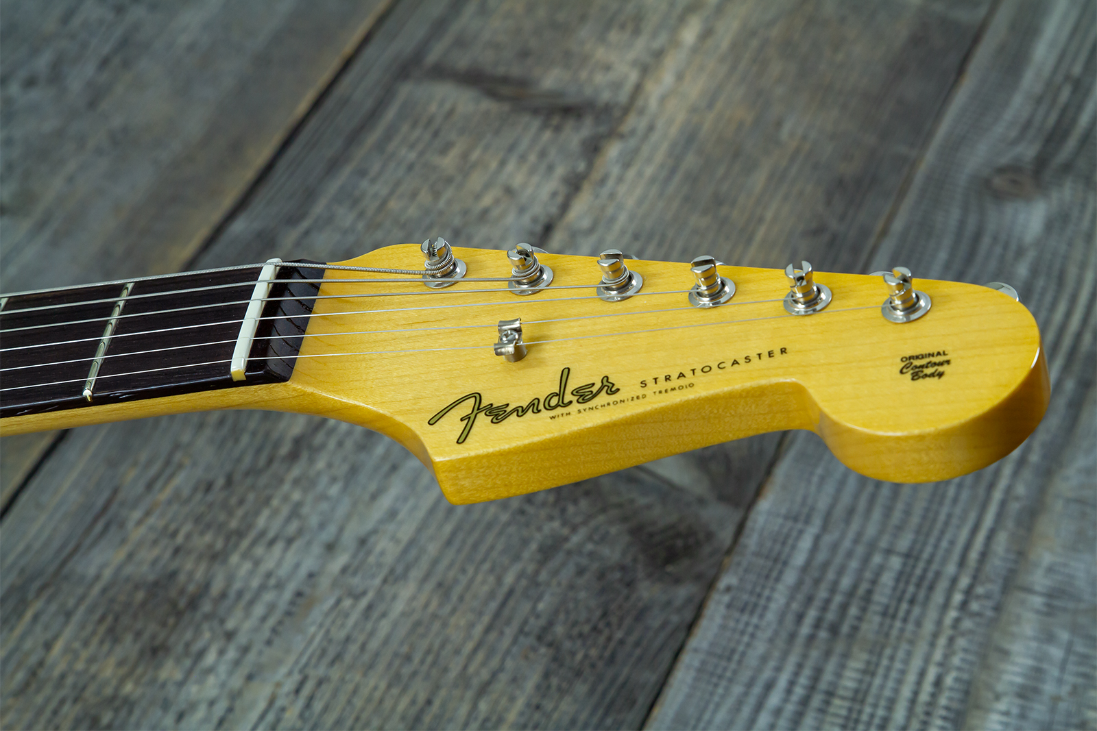 Fender Custom Shop Strat 1959 Vintage Custom 3s Trem Rw #r147785 - Time Capsule Fiesta Red - Guitare Électrique Forme Str - Variation 16