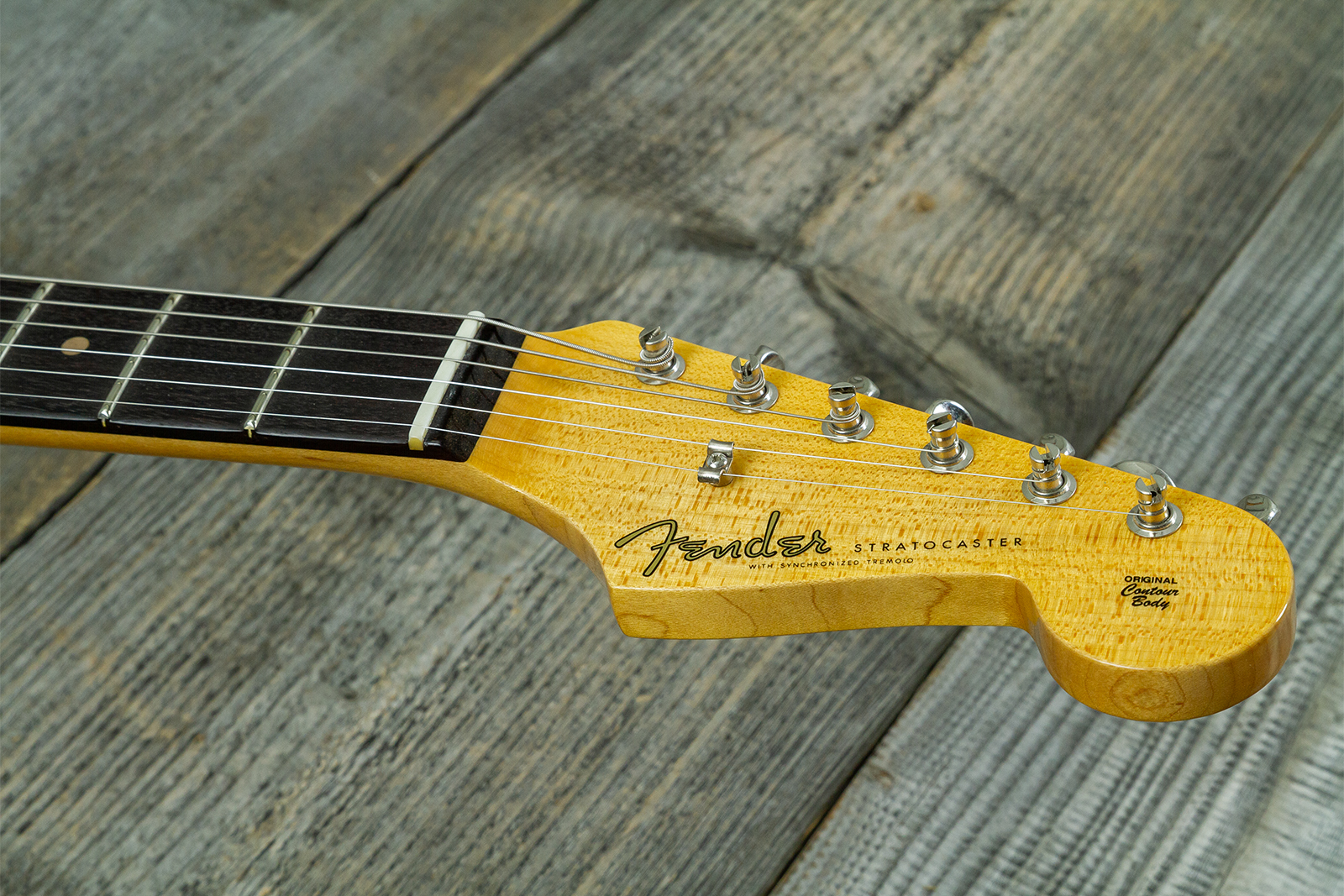 Fender Custom Shop Strat 1959 Vintage Custom 3s Trem Rw #r148541 - Time Capsule Sherwood Green Metallic - Guitare Électrique Forme Str - Variation 7