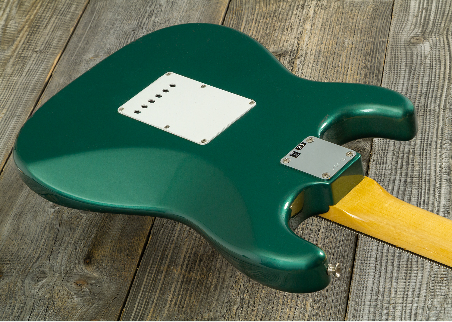 Fender Custom Shop Strat 1959 Vintage Custom 3s Trem Rw #r148541 - Time Capsule Sherwood Green Metallic - Guitare Électrique Forme Str - Variation 8