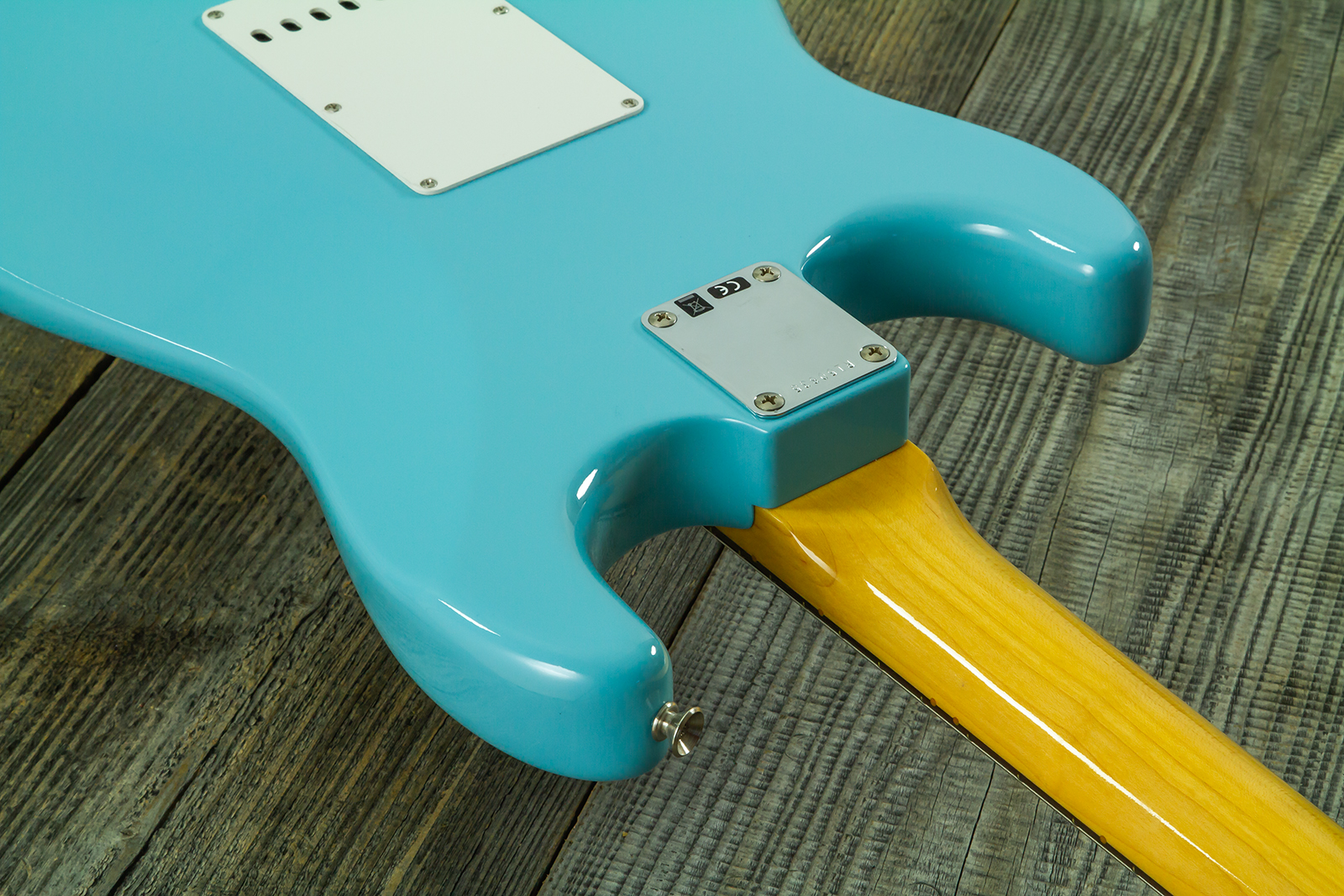 Fender Custom Shop Strat 1959 Vintage Custom 3s Trem Rw #r150835 - Time Capsule Daphne Blue - Guitare Électrique Forme Str - Variation 13