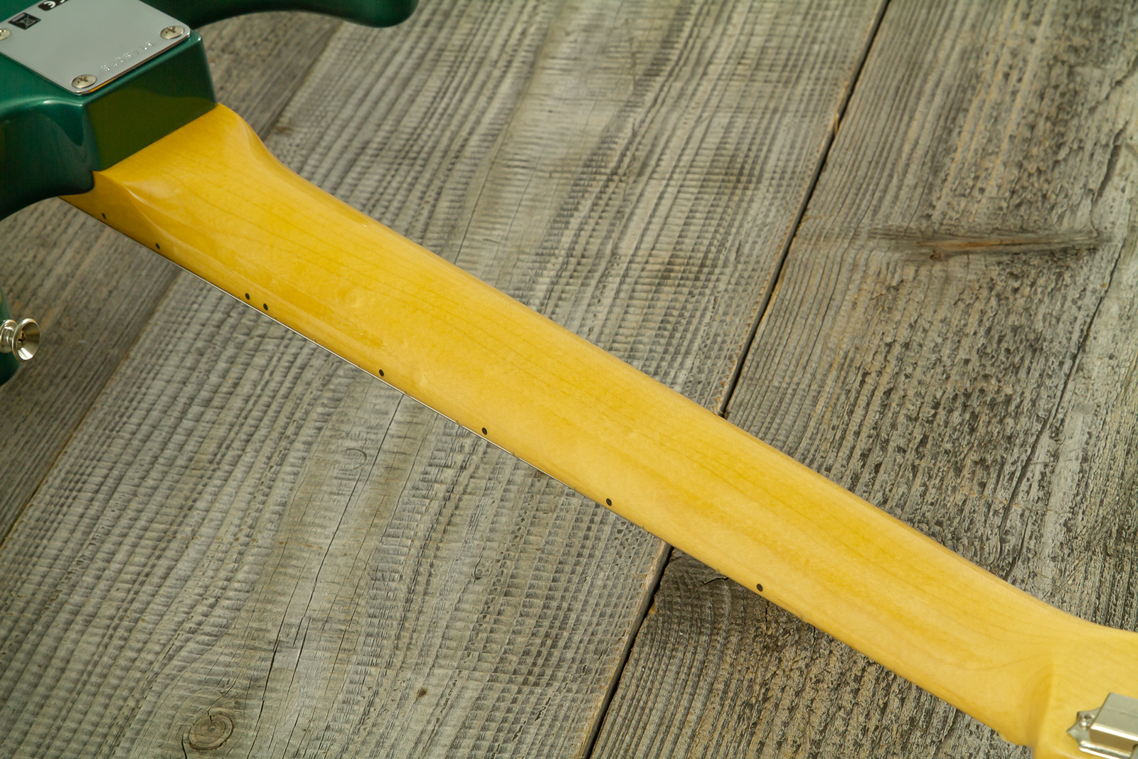 Fender Custom Shop Strat 1962 Vintage Custom 3s Trem Mn - Time Capsule Sherwood Green Metallic - Guitare Électrique Forme Str - Variation 20