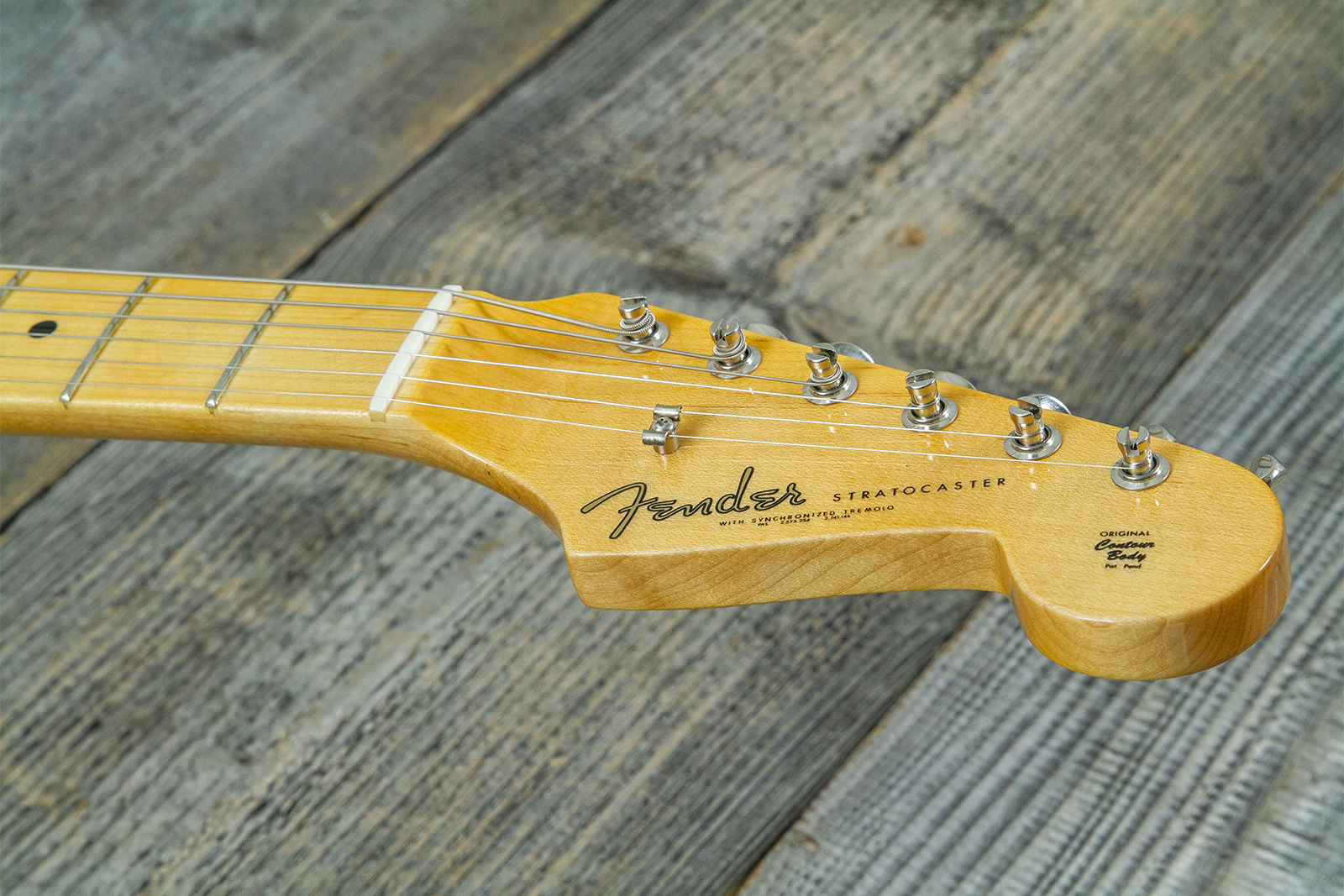 Fender Custom Shop Strat 1962 Vintage Custom 3s Trem Mn #r147972 - Time Capsule Sherwood Green Metallic - Guitare Électrique Forme Str - Variation 7