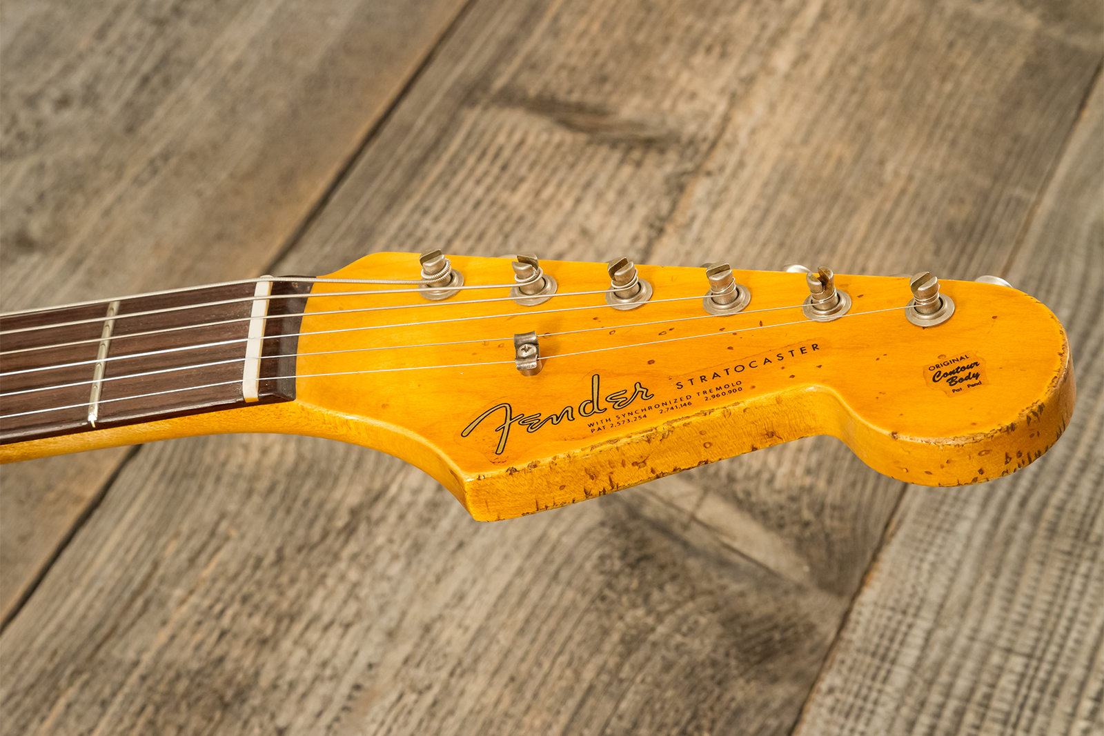 Fender Custom Shop Strat 1963 3s Trem Rw #r139911 - Relic Lake Placid Blue - Guitare Électrique Forme Str - Variation 6