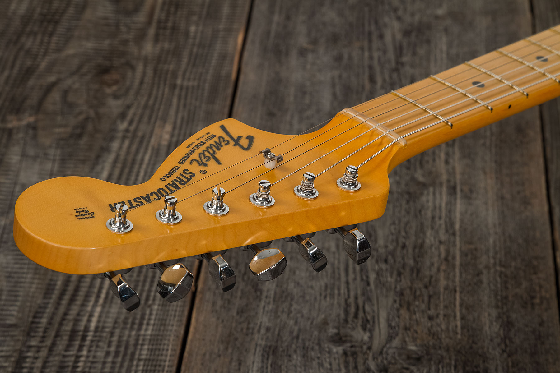Fender Custom Shop Strat 1969 3s Trem Mn #r127670 - Closet Classic Black - Guitare Électrique Forme Str - Variation 7