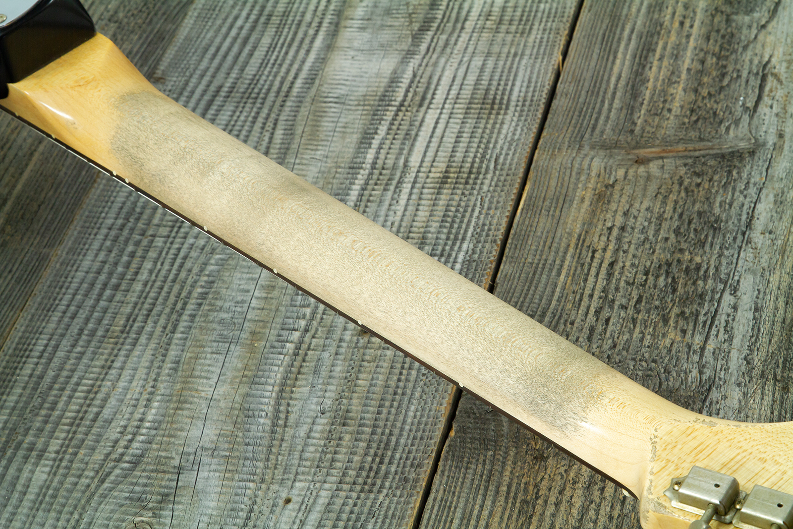 Fender Custom Shop Strat 60s Mb A.hicks 3s Trem Rw #4681 #ah0416 - Relic 3-color Sunburst - Guitare Électrique Forme Str - Variation 11