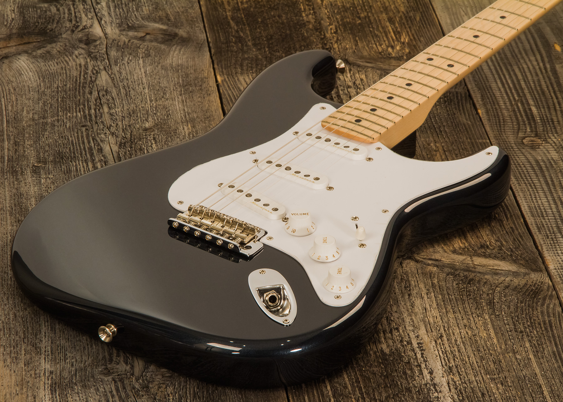 Fender Custom Shop Strat Eric Clapton Signature 3s Trem Mn #cz562539 - Nos Mercedes Blue - Guitare Électrique Forme Str - Variation 3