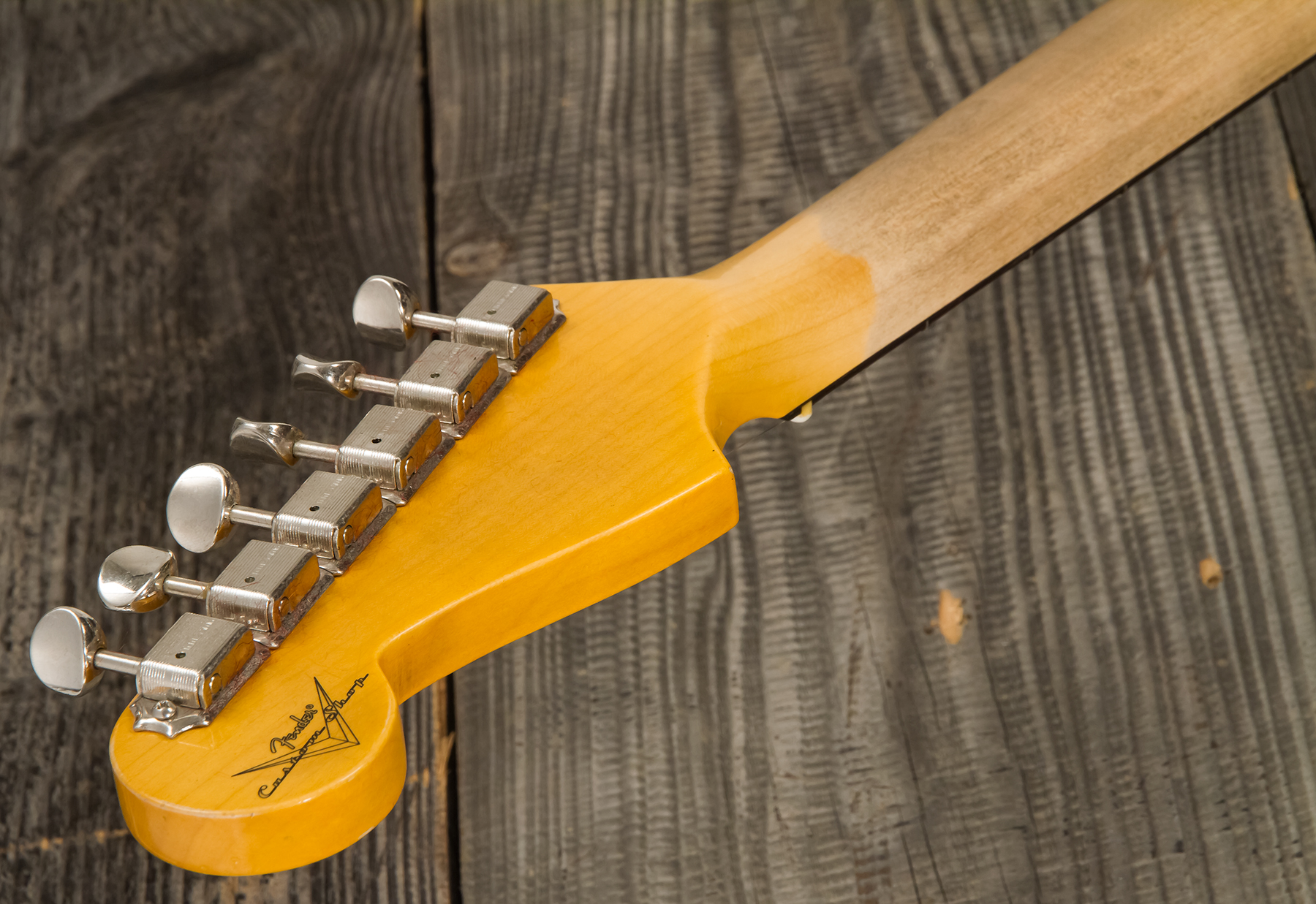 Fender Custom Shop Strat Postmodern 3s Trem Rw #xn13616 - Journeyman Relic Aged Black - Guitare Électrique Forme Str - Variation 7