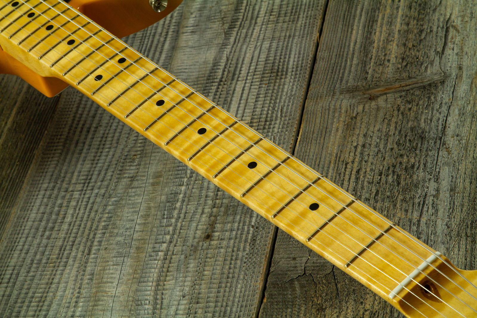 Fender Custom Shop Tele 1952 2s Ht Mn #r150200 - Nos Butterscotch Blonde - Guitare Électrique Forme Tel - Variation 6