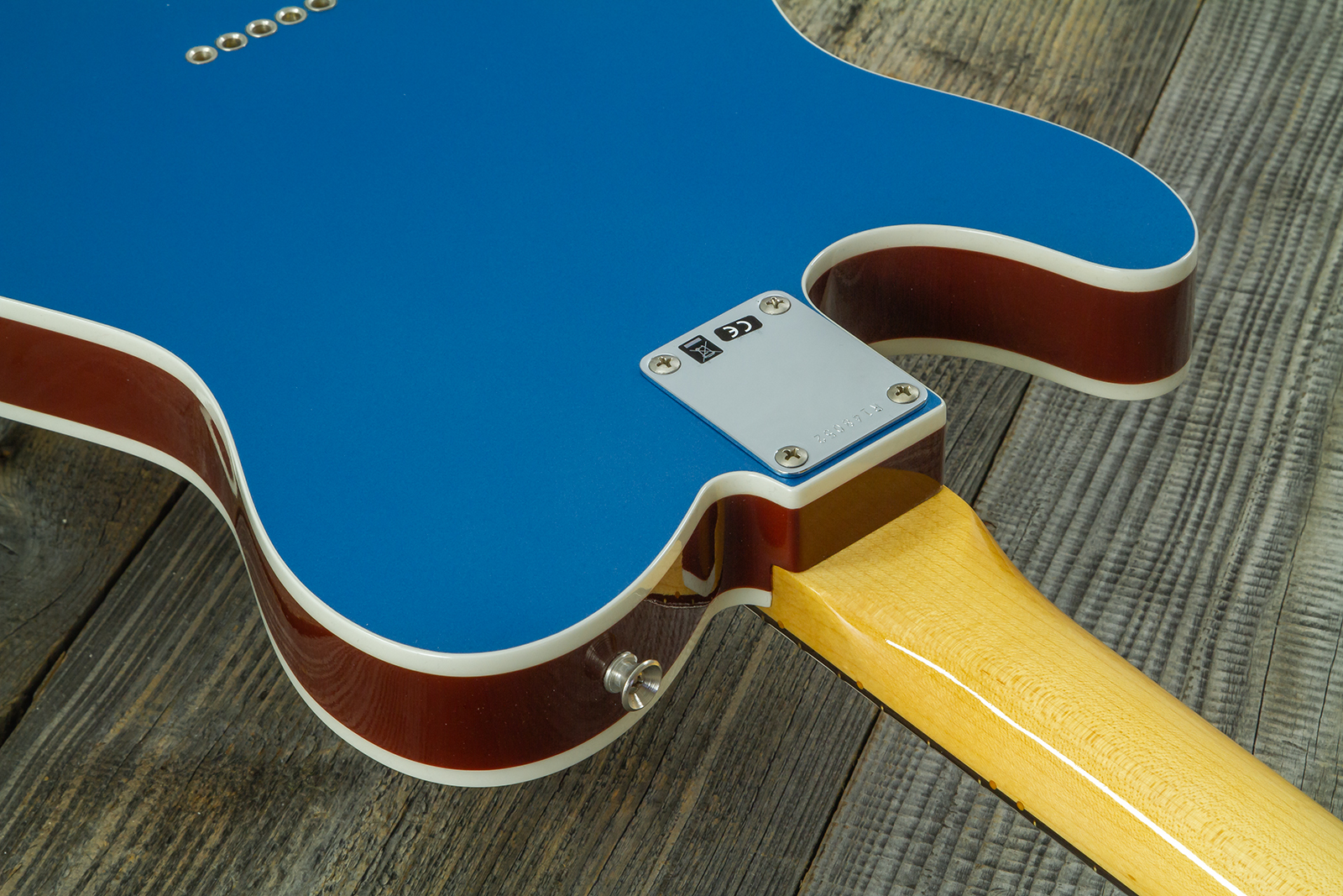 Fender Custom Shop Tele 1959 Vintage Custom 2s Ht Rw #r148052 - Time Capsule Lake Placid Blue - Guitare Électrique Forme Tel - Variation 9