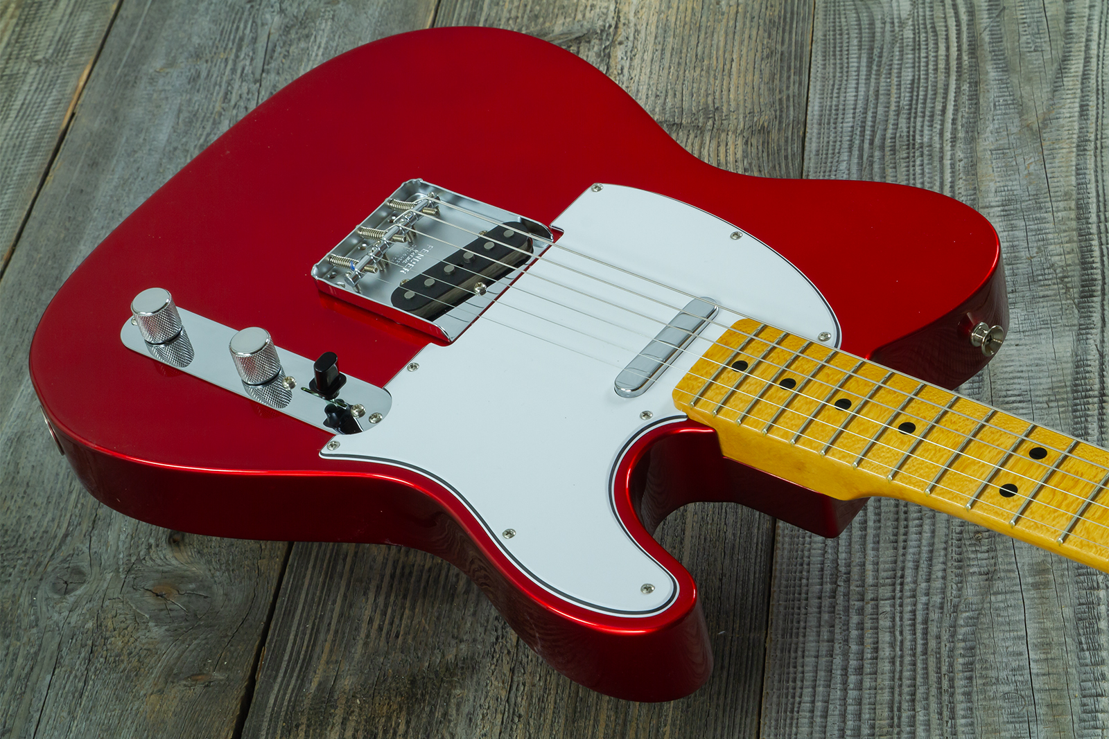 Fender Custom Shop Tele 1969 2s Ht Mn #cz589311 - Nos Candy Apple Red - Guitare Électrique Forme Tel - Variation 2