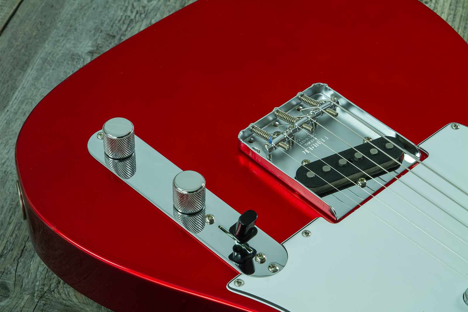 Fender Custom Shop Tele 1969 2s Ht Mn #cz589311 - Nos Candy Apple Red - Guitare Électrique Forme Tel - Variation 3