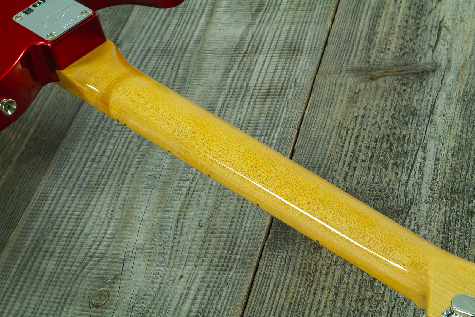 Fender Custom Shop Tele 1969 2s Ht Mn - Nos Candy Apple Red - Guitare Électrique Forme Tel - Variation 9