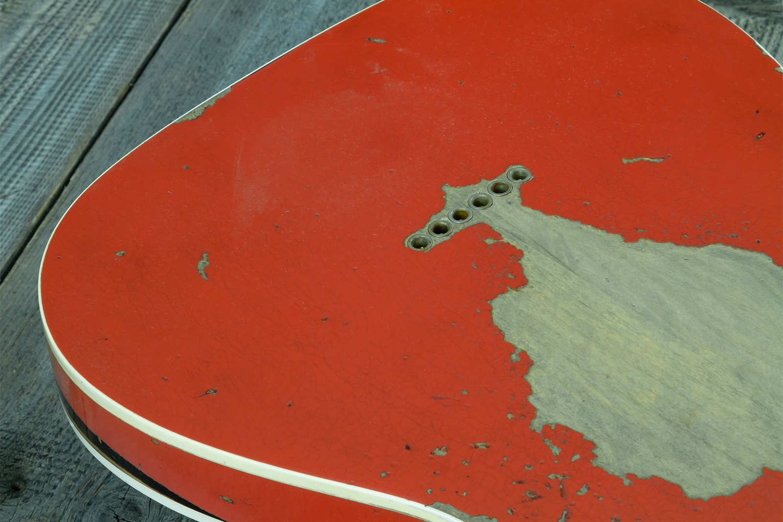 Fender Custom Shop Tele Custom 1960 2s Ht Rw #cz579562 - Heavy Relic Tahitian Coral O. 3-color Sunburst - Guitare Électrique Forme Tel - Variation 10