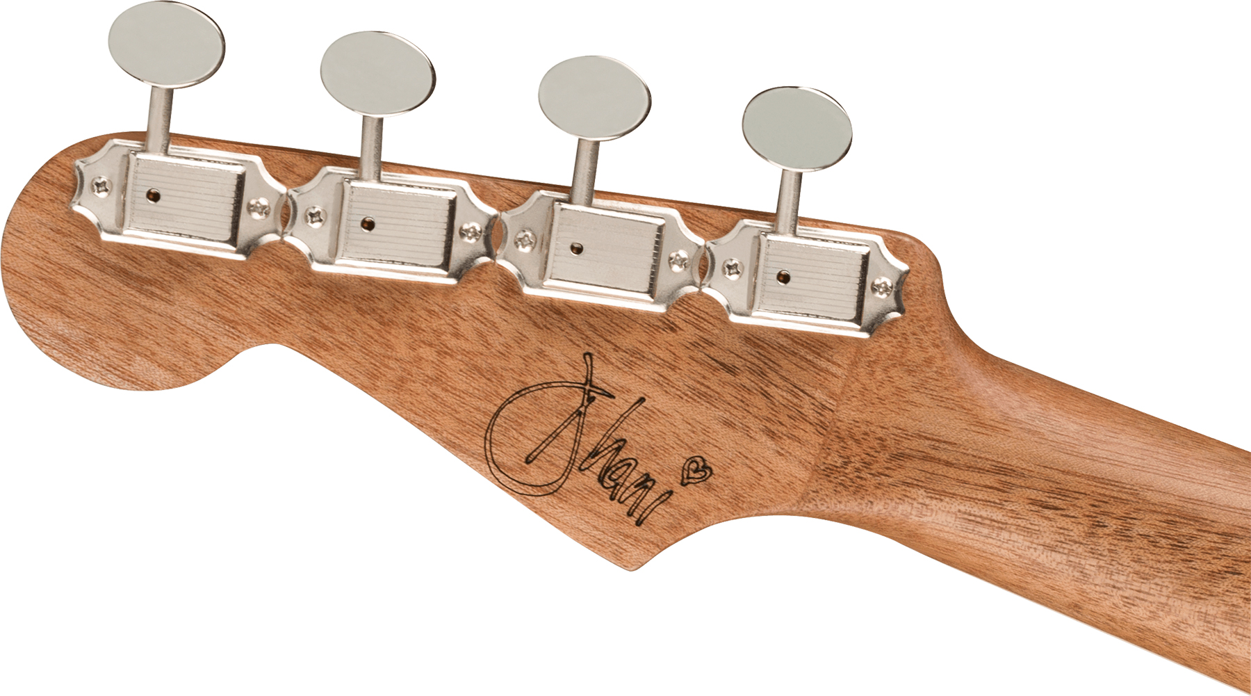 Fender Dhani Harrison Uke Signature Tenor Tout Ovangkol Noy +housse - Sapphire Blue - UkulÉlÉ - Variation 4