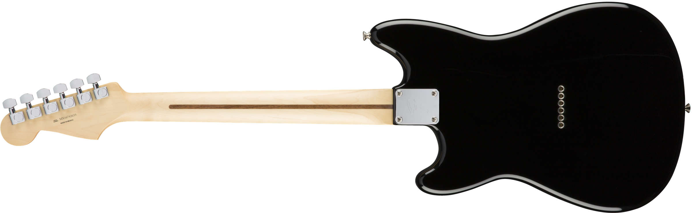 Fender Duo-sonic Hs Offset Mex Rw Diapason Court 2016 - Black - Guitare Électrique RÉtro Rock - Variation 1