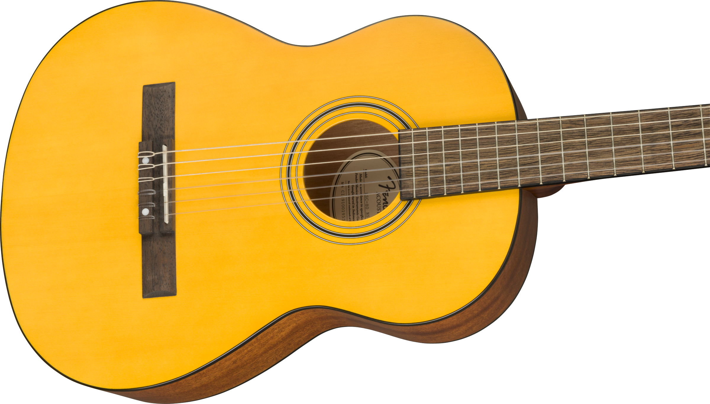 Fender Esc 80 Classical - Naturel - Guitare Classique Format 4/4 - Variation 2
