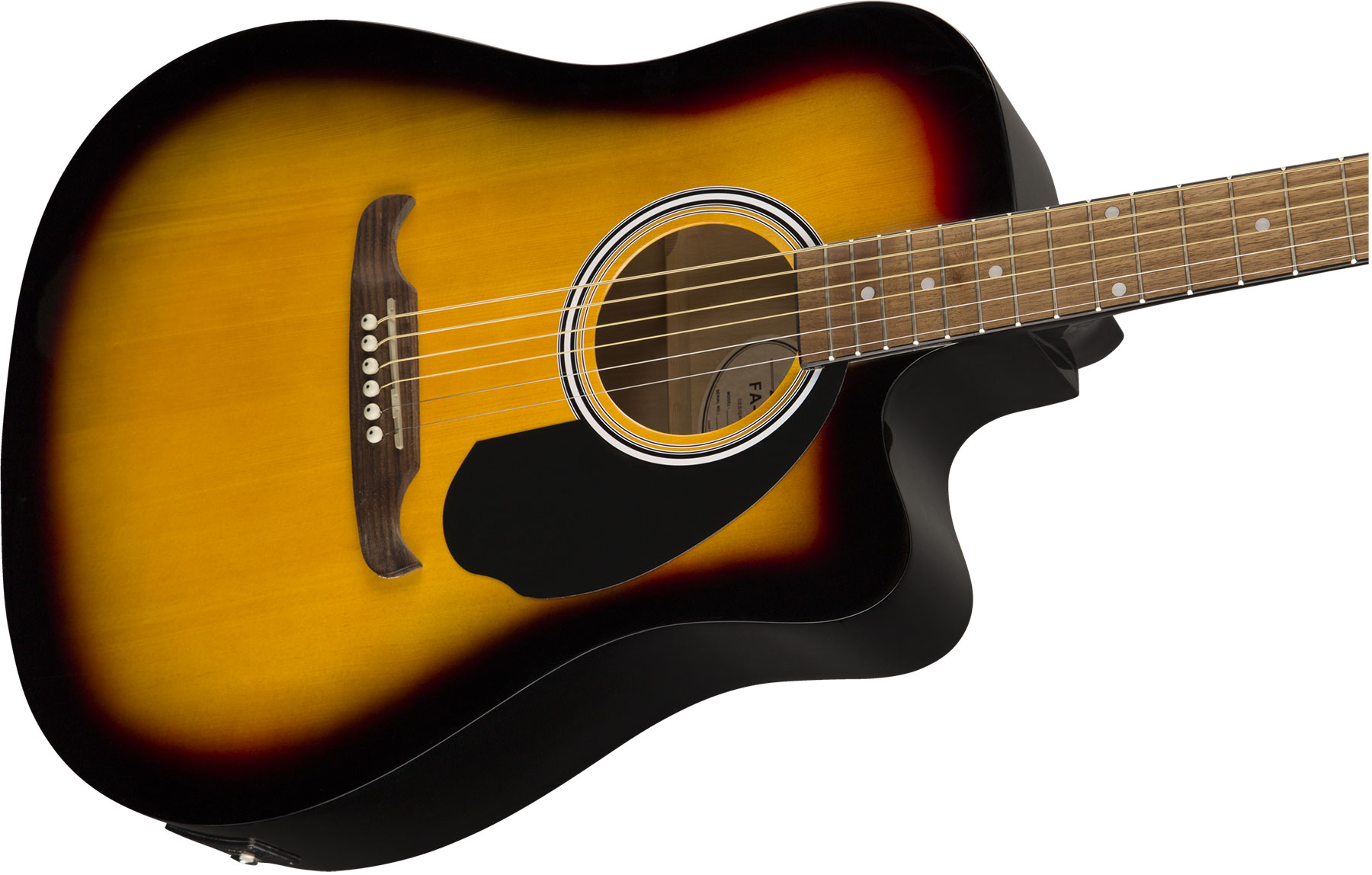 Fender Fa-125ce Dreadnought Alternative Epicea Acajou Wal - Sunburst - Guitare Electro Acoustique - Variation 2