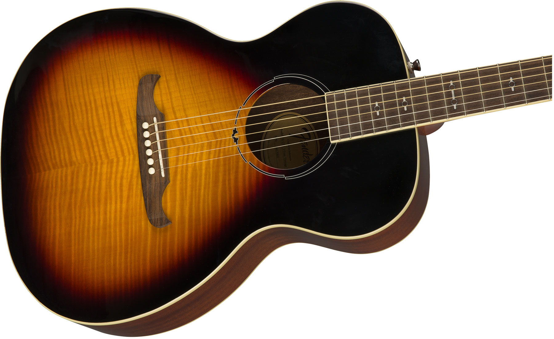 Fender Fa-235e Alternative Concert Erable Acajou Lau - 3-color Sunburst - Guitare Electro Acoustique - Variation 2