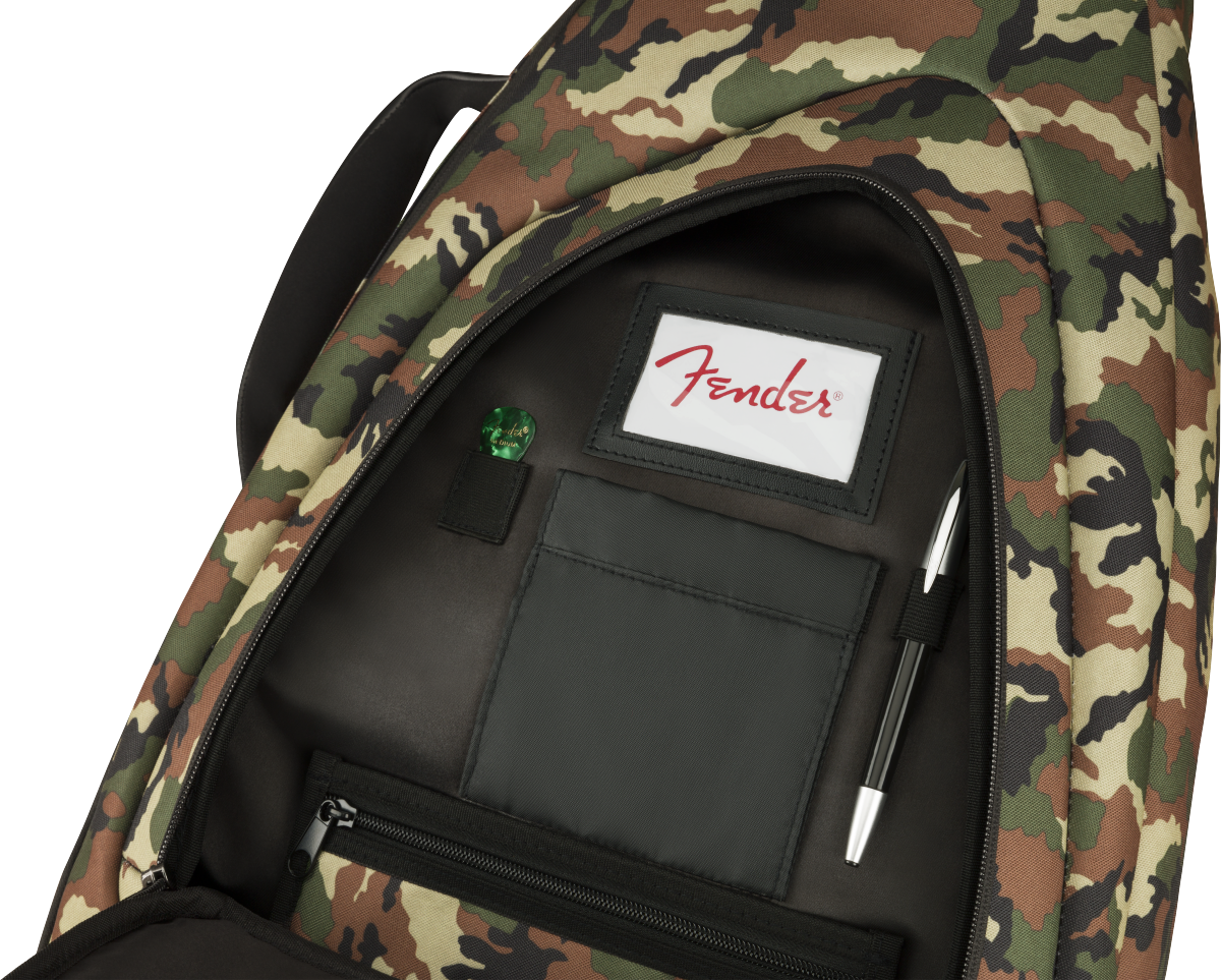 Fender Fe920 Camo Electric Guitar Gig Bag Woodland Camo - Housse Guitare Électrique - Variation 5