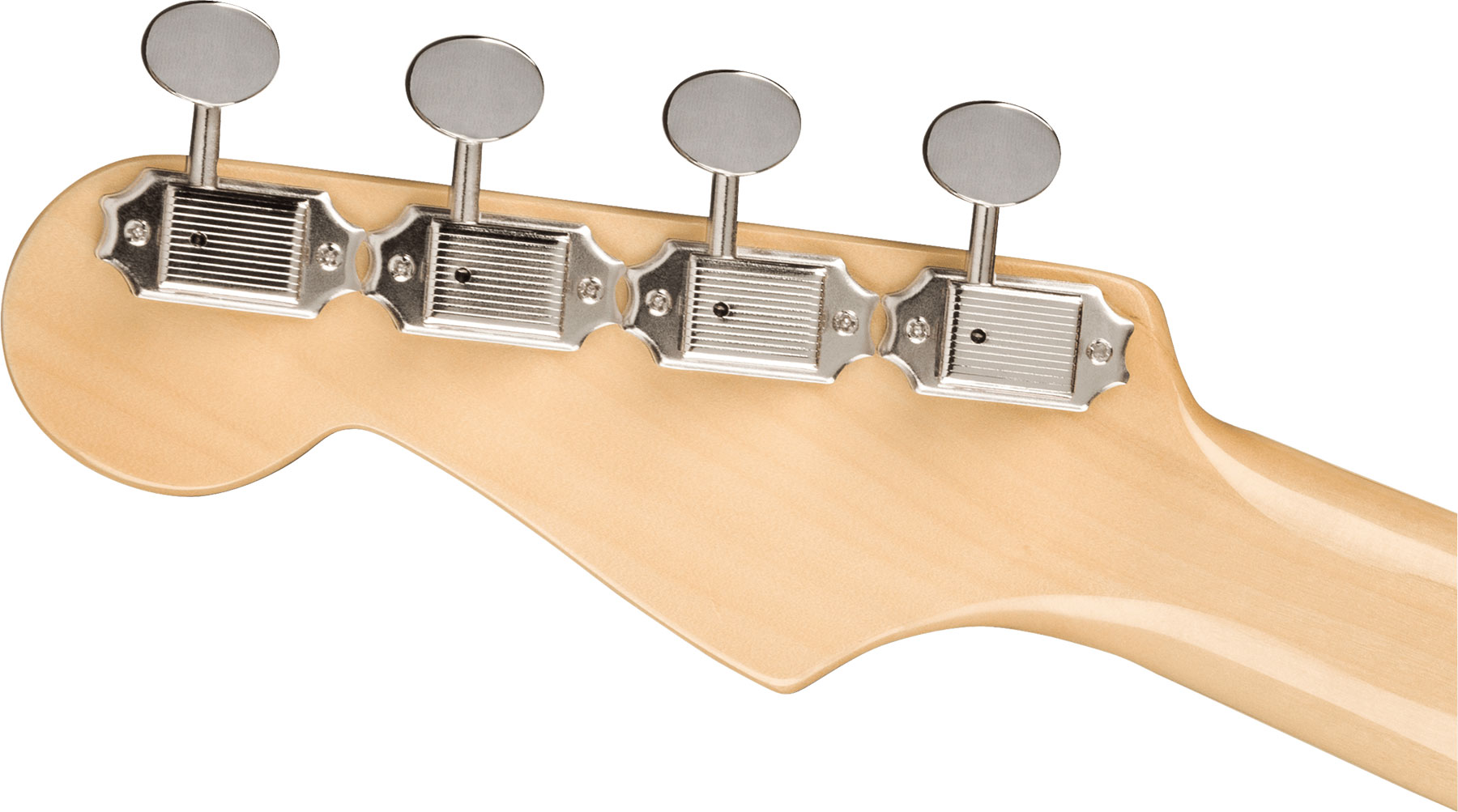 Fender Fullerton Jazzmaster Uke Concert Epicea Acajou Noy - Vintage White - UkulÉlÉ - Variation 3
