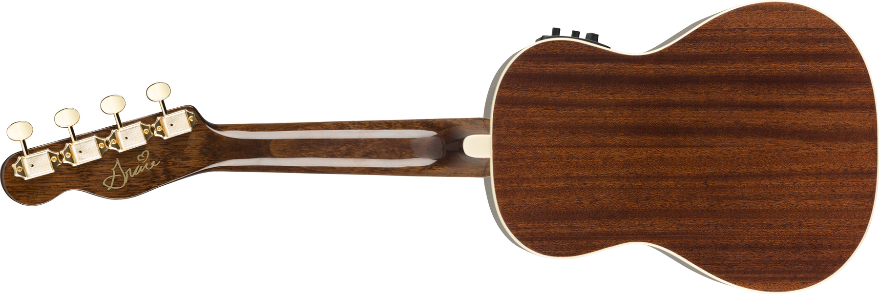 Fender Grace Vanderwaal Concert Uke Signature Tout Sapele Wal - Natural - UkulÉlÉ - Variation 1