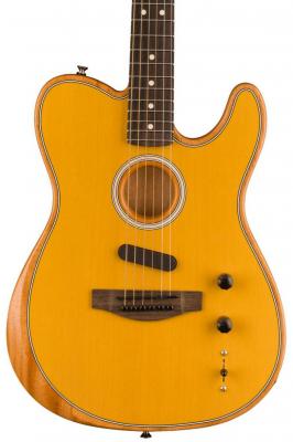Guitare electro acoustique Fender Acoustasonic Player Telecaster (MEX, RW) - Butterscotch blonde