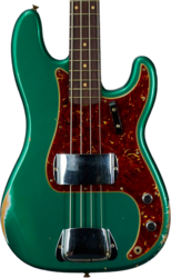 Basse électrique solid body Fender Custom Shop 1960 Precision Bass #CZ590976 - Relic British Racing Green
