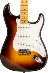 Guitare électrique forme str Fender Custom Shop 70th Anniversary 1954 Stratocaster Ltd #XN4193 - Journeyman relic wide-fade 2-color sunburst