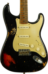 Custom Shop 1956 Stratocaster #R150252 - Heavy Relic Black ov. Violin Burst