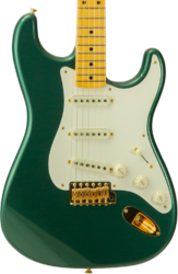 Guitare électrique forme str Fender Custom Shop Vintage Custom 1962 Stratocaster #R145062 - Time Capsule Sherwood Green Metallic