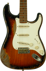 Guitare électrique forme str Fender Custom Shop 1950s Stratocaster Masterbuilt Austin MacNutt #R132343 - Heavy Relic 2-Color Sunburst