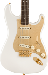 Guitare électrique forme str Fender Custom Shop 75th Anniversary Stratocaster - Nos diamond white pearl