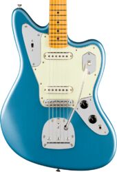 Guitare électrique rétro rock Fender American Professional Classic Jaguar (USA, MN) - Faded Lake Placid Blue