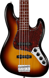 Player II Modified Active Jazz Bass V 5-String (MEX, RW) - 3-color sunburst
