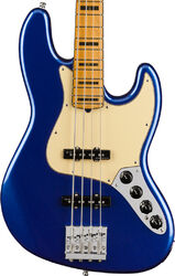 Basse électrique solid body Fender American Ultra Jazz Bass (USA, MN) - Cobra blue
