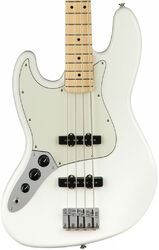 Basse électrique solid body Fender Player Jazz Bass Gaucher (MEX, MN) - Polar white